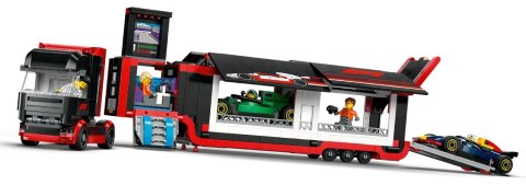 60445 - LEGO City - F1® Ciężarówka z bolidami RB20 i AMR24 F1®