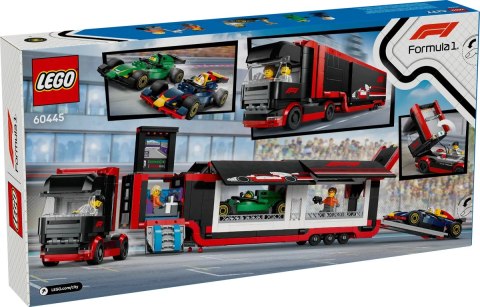 60445 - LEGO City - F1® Ciężarówka z bolidami RB20 i AMR24 F1®