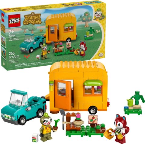 77054 - LEGO Animal Crossing - Leif i jego karawan oraz sklep ogrodniczy