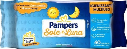 Pampers Sole e Luna Chusteczki Nawilżone 40 szt.