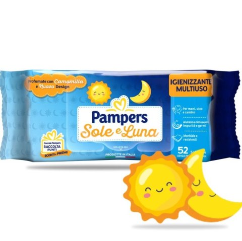 Pampers Sole e Luna Chusteczki Nawilżone 40 szt.