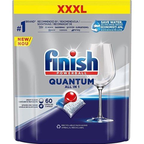 Kapsułki do zmywarki Finish Quantum All-in-1 Fresh (60)