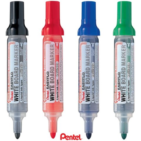 Marker do tablic Pentel Easyflo MW50M zielony, ZIELONY