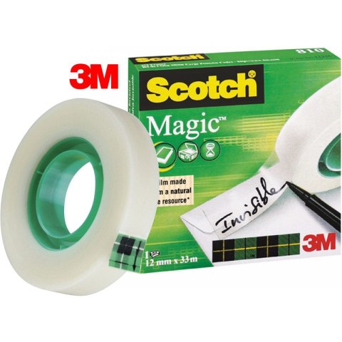 Taśma biurowa Scotch Magic 12mm/33m matowa