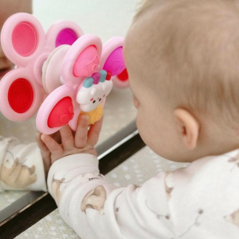 WOOPIE BABY Kosmiczny Spinner Pop-it Zabawka Sensoryczna Wymienne 3 szt Różowy.