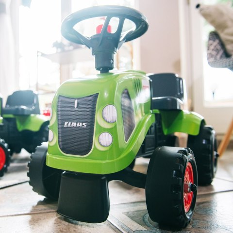 FALK Traktorek Baby Claas Zielony z Przyczepką + akc. od 1 roku