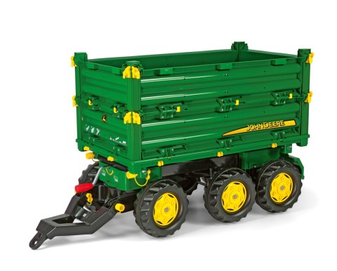 Rolly Toys rollyMulti Trailer - Przyczepa Wywrotka Rolly Multi John Deere 3 osiowa