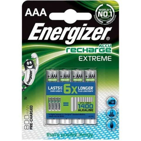 AKUMULATORKI ENERGIZER EXTREME AAA 800mAh (4)