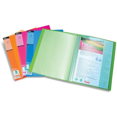 ALBUM OFERTOWY PENTEL FRESH A4 20 KOSZULEK, SELEDYNOWY