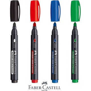 Marker permanentny Faber-Castell 52, NIEBIESKI