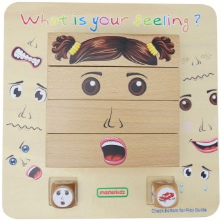 MASTERKIDZ Nauka Emocji Gra Drewniana Montessori