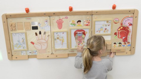 MASTERKIDZ Tablica Edukacyjna Zmysł Smaku Montessori