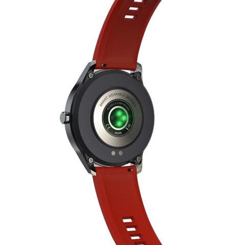 SMARTWATCH MĘSKI G. Rossi SW018-4 black/red (sg012d) WŁASNE TARCZE