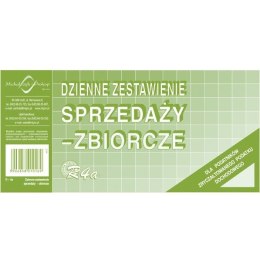 DZIENNE ZESTAWIENIE SPRZEDAŻY - ZBIORCZE (OFFSET) MICHALCZYK I PROKOP 1/3 A4