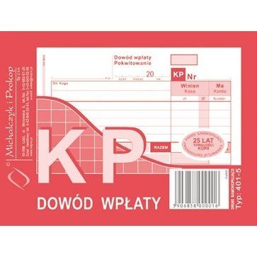 KP - DOWÓD WPŁATY (WIELOKOPIA) MICHALCZYK I PROKOP A6