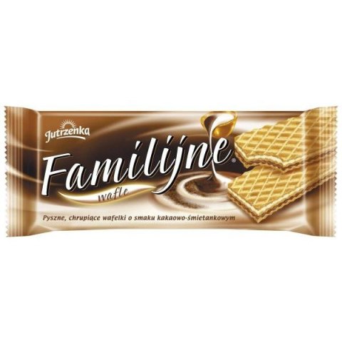 WAFLE JUTRZENKA FAMILIJNE 180 G KAKAOWO-ŚMIETANKOWE