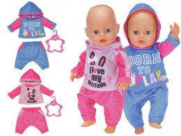 BABY born® Jogging Suits 2 assorted 43cm Dresy do Joggingu 830109