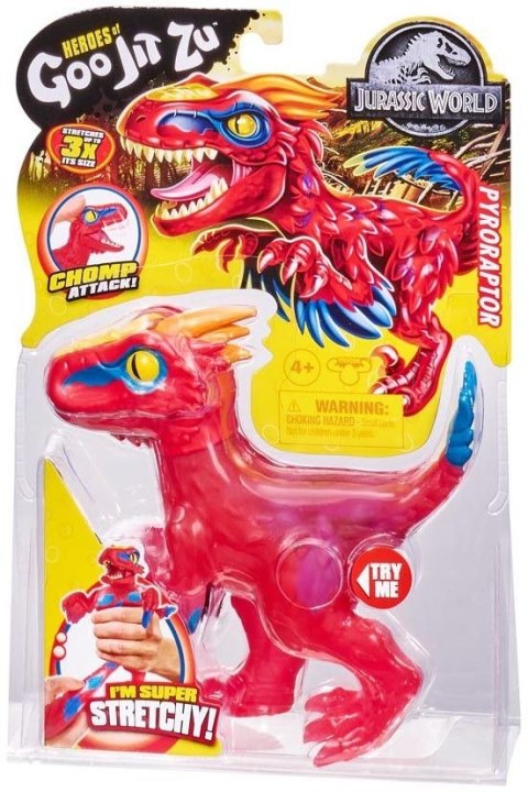 Goo Jit Zu Jurassic World Figurka Pyro Miękka Rozciągliwa 41305