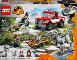 LEGO Jurassic World Schwytanie welociraptorów Blue i Bety 76946