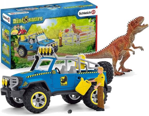 Schleich 41464 Samochód Terenowy z Miejscem dla Dinozaura Dinosaurs