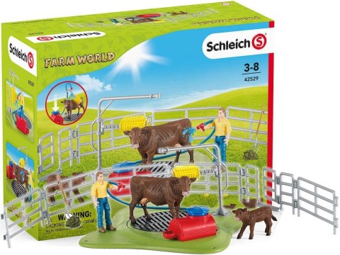 Schleich 42529 Myjnia Szczęśliwych Krów Farm World Zestaw