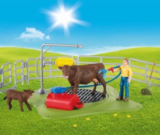 Schleich 42529 Myjnia Szczęśliwych Krów Farm World Zestaw