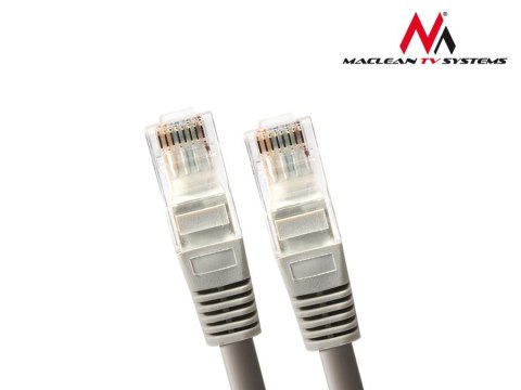 MCTV-658 Przewód, kabel patchcord UTP cat6 wtyk-wtyk 20 m szary