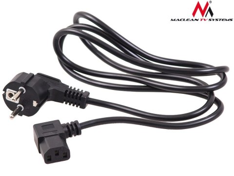 MCTV-802 42166 Kabel zasilający kątowy 3 pin 1,5m wtyk EU