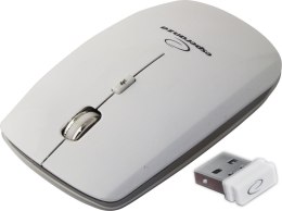 EM120W Mysz bezprzewodowa 2.4GHz 4D optyczna USB Saturn biała