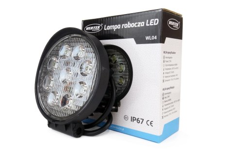 Lampa robocza halogen led szperacz awl04 9 led amio-01615