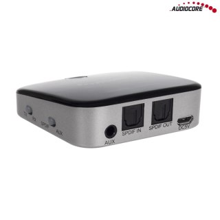 Adapter bluetooth 2 w 1 transmiter odbiornik Audiocore AC830 - Apt-X Spdif - Chipset CSR BC8670