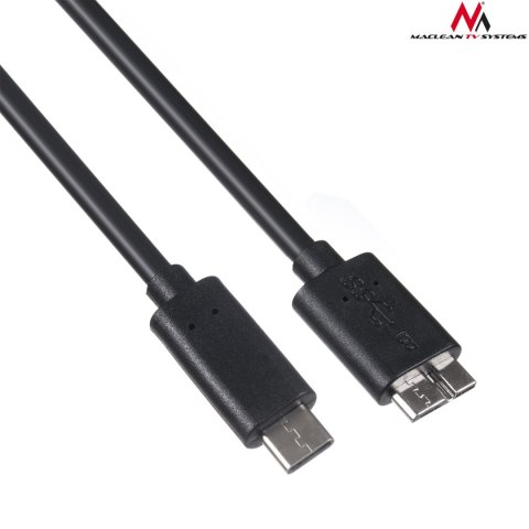 Kabel USB Micro B - Type-C 3.0, Maclean, 5Gbps, 1m, MCTV-845